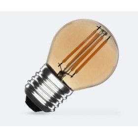 AMPOULE LED FILAMENT E27 4W 360 lm G45 GOLD SUPER CHAUD 2200K
