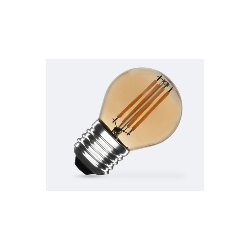 AMPOULE LED FILAMENT E27 4W 360 lm G45 GOLD SUPER CHAUD 2200K
