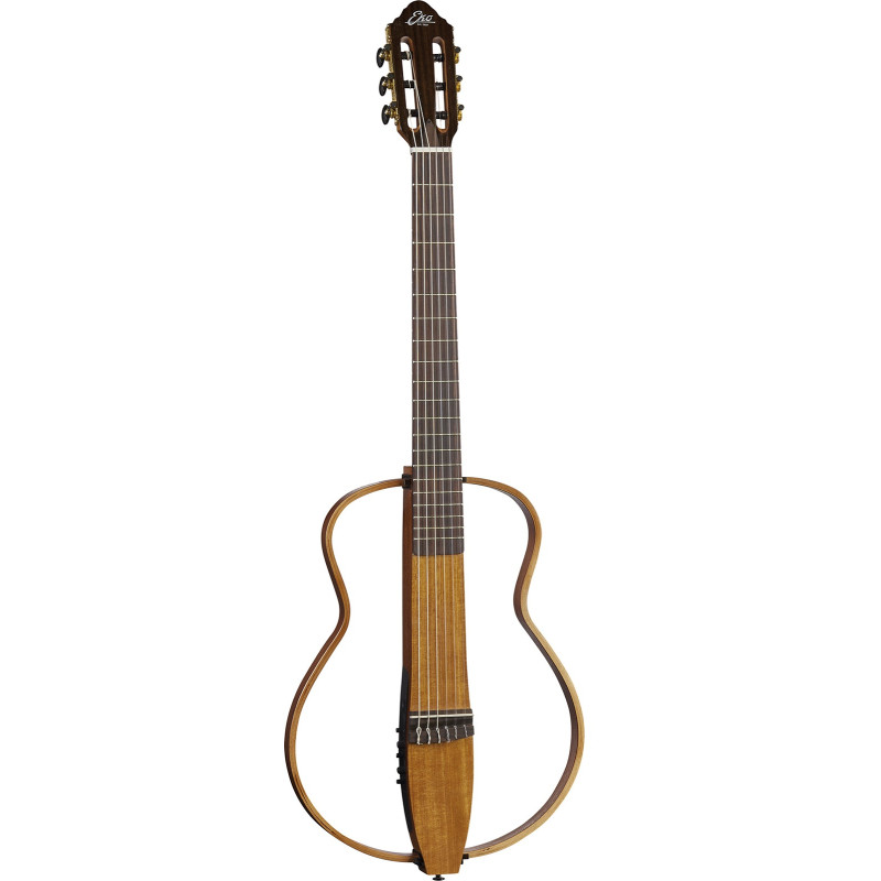 Eko One S150e Silent Nylon, guitare classique de voyage électro-acoustique