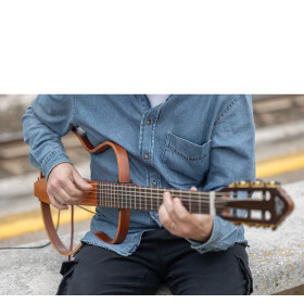 Eko One S150e Silent Nylon, guitare classique de voyage électro-acoustique