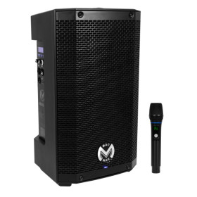 ENCEINTE PORTABLE AMPLIFIEE SUR BATTERIE 150W + MICRO MACMAH