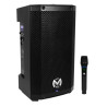 ENCEINTE PORTABLE AMPLIFIEE SUR BATTERIE 150W + MICRO MACMAH