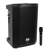 ENCEINTE PORTABLE AMPLIFIEE SUR BATTERIE 150W + MICRO MACMAH