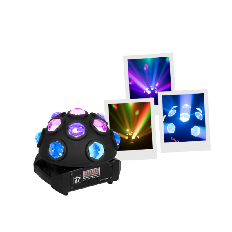 JEU DE LUMIERE MULTIBEAM BOOMTONE DJ