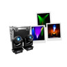 LOT DE 2 LYRES SPOT LED 200W + FLIGHTCASE MAC MAH