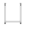 EXTENSION EN H ALU ECHELLE NOIRE ASD