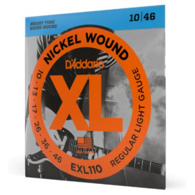 3 JEUX DE CORDES ELECTRIQUES LIGHT 10-13-17-26-36-46 D'ADDARIO