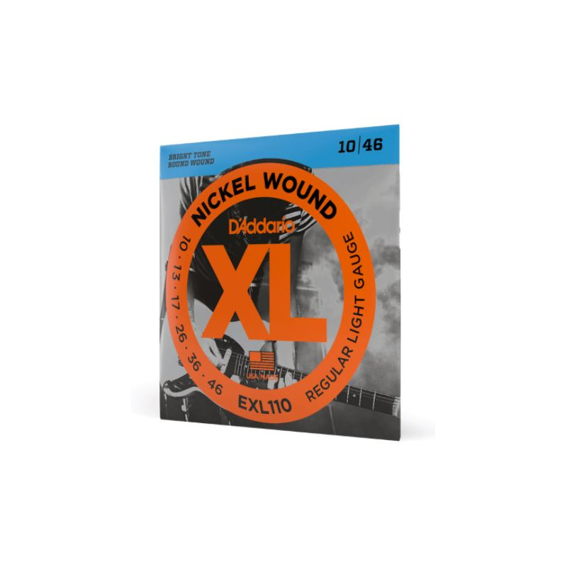 3 JEUX DE CORDES ELECTRIQUES LIGHT 10-13-17-26-36-46 D'ADDARIO