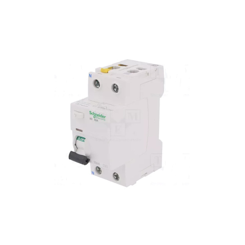 Interrupteur différentiel 63A 30MA 2 POLES SCHNEIDER