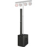 SYSTEME A COLONNE AVEC HOUSSE KIT BT 15' 1000W RMS NOIR HK AUDIO