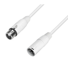 CORDON XLR MALE / XLR FEMELLE REAN 5 METRES BLANC
