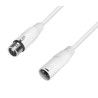 CORDON XLR MALE / XLR FEMELLE REAN 5 METRES BLANC